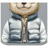 Nimmy etui iPhone 16 6.1" szary/gray     Cool&Cute 2.0 Bear na NearMe.pl