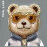 Nimmy etui iPhone 16 Pro 6.3" szary/gray Cool&Cute 2.0 Bear na NearMe.pl