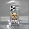 Nimmy etui iPhone 16 Pro 6.3" szary/gray Cool&Cute 2.0 Bear na NearMe.pl