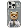 Nimmy etui iPhone 16 Pro Max 6.9"        szary/gray Cool&Cute 2.0 Bear na NearMe.pl