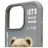 Nimmy etui iPhone 16 Pro Max 6.9"        szary/gray Cool&Cute 2.0 Bear na NearMe.pl