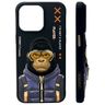 Nimmy etui iPhone 15 Pro 6.1"            czarny/black Cool&Cute 2.0 Monkey na NearMe.pl