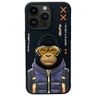 Nimmy etui iPhone 15 Pro 6.1"            czarny/black Cool&Cute 2.0 Monkey na NearMe.pl