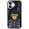 Nimmy etui iPhone 16 6.1" czarny/black   Cool&Cute 2.0 Monkey na NearMe.pl