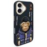 Nimmy etui iPhone 16 6.1" czarny/black   Cool&Cute 2.0 Monkey na NearMe.pl