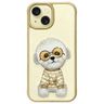 Nimmy etui iPhone 15 6.1" khaki Glasses  Cool Dog na NearMe.pl
