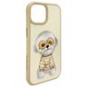 Nimmy etui iPhone 15 6.1" khaki Glasses  Cool Dog na NearMe.pl