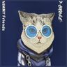 Nimmy etui iPhone 15 Pro 6.1"            niebieski/blue Glasses Cool Cat na NearMe.pl