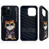 Nimmy etui iPhone 15 Pro 6.1"            czarny/black Glasses Cool Cat na NearMe.pl