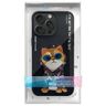 Nimmy etui iPhone 15 Pro Max 6.7"        czarny/black Glasses Cool Cat na NearMe.pl