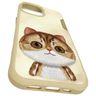 Nimmy etui iPhone 15 6.1" khaki Big Eyed Pet 2.0 Cat na NearMe.pl