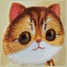 Nimmy etui iPhone 15 Pro 6.1" khaki Big  Eyed Pet 2.0 Cat na NearMe.pl