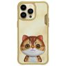 Nimmy etui iPhone 15 Pro Max 6.7" khaki  Big Eyed Pet 2.0 Cat na NearMe.pl