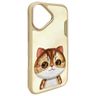 Nimmy etui iPhone 16 6.1" khaki Big Eyed Pet 2.0 Cat na NearMe.pl