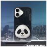 Nimmy etui iPhone 16 6.1" czarny/black   Big Eyed Pet 2.0 Panda na NearMe.pl