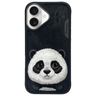 Nimmy etui iPhone 16 6.1" czarny/black   Big Eyed Pet 2.0 Panda na NearMe.pl