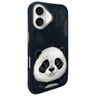 Nimmy etui iPhone 16 6.1" czarny/black   Big Eyed Pet 2.0 Panda na NearMe.pl