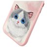 Nimmy etui iPhone 15 6.1" różowy/pink    Big Eyed Pet 2.0 Cat na NearMe.pl