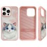 Nimmy etui iPhone 15 Pro 6.1"            różowy/pink Big Eyed Pet 2.0 Cat na NearMe.pl
