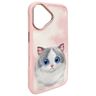 Nimmy etui iPhone 16 6.1 różowy/pink Big Eyed Pet 2.0 Cat na NearMe.pl
