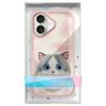 Nimmy etui iPhone 16 6.1 różowy/pink Big Eyed Pet 2.0 Cat na NearMe.pl