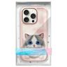 Nimmy etui iPhone 16 Pro Max 6.9"        różowy/pink Big Eyed Pet 2.0 Cat na NearMe.pl