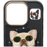 Etui Nimmy Glasses Cool Dog MagSafe do   iPhone 16 Pro Max czarny na NearMe.pl