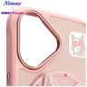 Etui Nimmy Glasses Cool Cat MagSafe do   iPhone 16 różowy na NearMe.pl