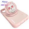 Etui Nimmy Glasses Cool Cat MagSafe do   iPhone 16 różowy na NearMe.pl
