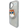 Etui Nimmy Glasses Cool Cat MagSafe do   iPhone 16 szary na NearMe.pl