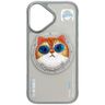 Etui Nimmy Glasses Cool Cat MagSafe do   iPhone 16 szary na NearMe.pl