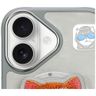Etui Nimmy Glasses Cool Cat MagSafe do   iPhone 16 szary na NearMe.pl