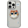 Etui Nimmy Glasses Cool Cat MagSafe do   iPhone 16 Pro szary na NearMe.pl