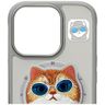 Etui Nimmy Glasses Cool Cat MagSafe do   iPhone 16 Pro szary na NearMe.pl