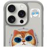 Etui Nimmy Glasses Cool Cat MagSafe do   iPhone 16 Pro Max szary na NearMe.pl