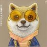 Etui Nimmy Glasses Cool Dog do iPhone 17 beżowy na NearMe.pl