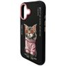 Etui Nimmy Glasses Cool Cat do iPhone 17 czarny na NearMe.pl
