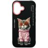 Etui Nimmy Glasses Cool Cat do iPhone 17 czarny na NearMe.pl