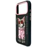 Etui Nimmy Glasses Cool Cat do iPhone 17 Pro czarny na NearMe.pl