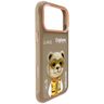 Etui Nimmy Cool&Cute 2.0 Bear do iPhone  17 Pro Max beżowy na NearMe.pl