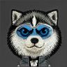 Etui Nimmy Cool&Cute 2.0 Wolf do iPhone  17 czarny na NearMe.pl