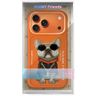 Etui Nimmy Glasses Cool Dog do iPhone 17 Pro pomarańczowy na NearMe.pl