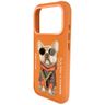 Etui Nimmy Glasses Cool Dog do iPhone 17 Pro pomarańczowy na NearMe.pl