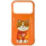 Etui Nimmy Glasses Cool Cat do iPhone 17 Pro Max pomarańczowy na NearMe.pl