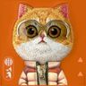 Etui Nimmy Cool&Cute 2.0 Cat do iPhone   17 Pro Max pomarańczowy na NearMe.pl