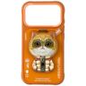 Etui Nimmy Cool&Cute 2.0 Cat do iPhone   17 Pro Max z magnetyczną zawieszką pomarańczowy na NearMe.pl
