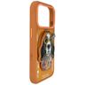 Etui Nimmy Cool&Cute 2.0 Dog do iPhone   17 Pro Max z magnetyczną zawieszką pomarańczowy na NearMe.pl