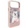 Etui Nimmy Gentle Pets Series Dog        MagSafe do iPhone 17 Pro Max różowy na NearMe.pl