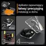 PanzerGlass Hoops Camera iPhone 156.1" / 15 Plus 6.7" czarny/black 1138 camera lens protector hoop optic rings na NearMe.pl