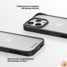 PanzerGlass ClearCase iPhone 15 Pro 6.1"D3O 2xMilitary grade czarny/black 1177 na NearMe.pl